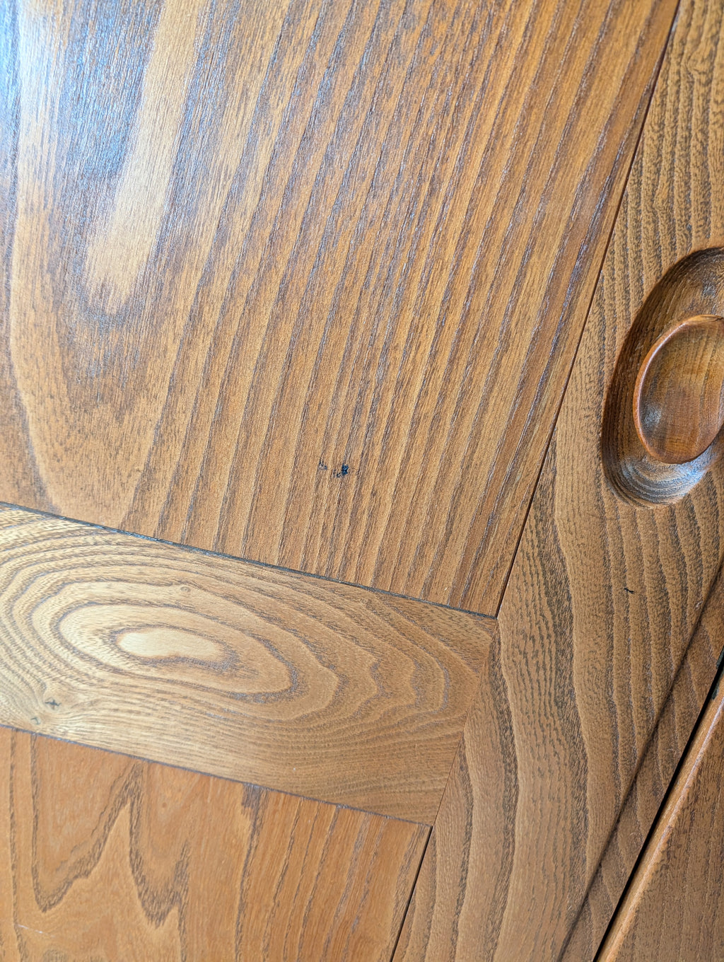 Vintage Mid Century Ercol Elm Wardrobe