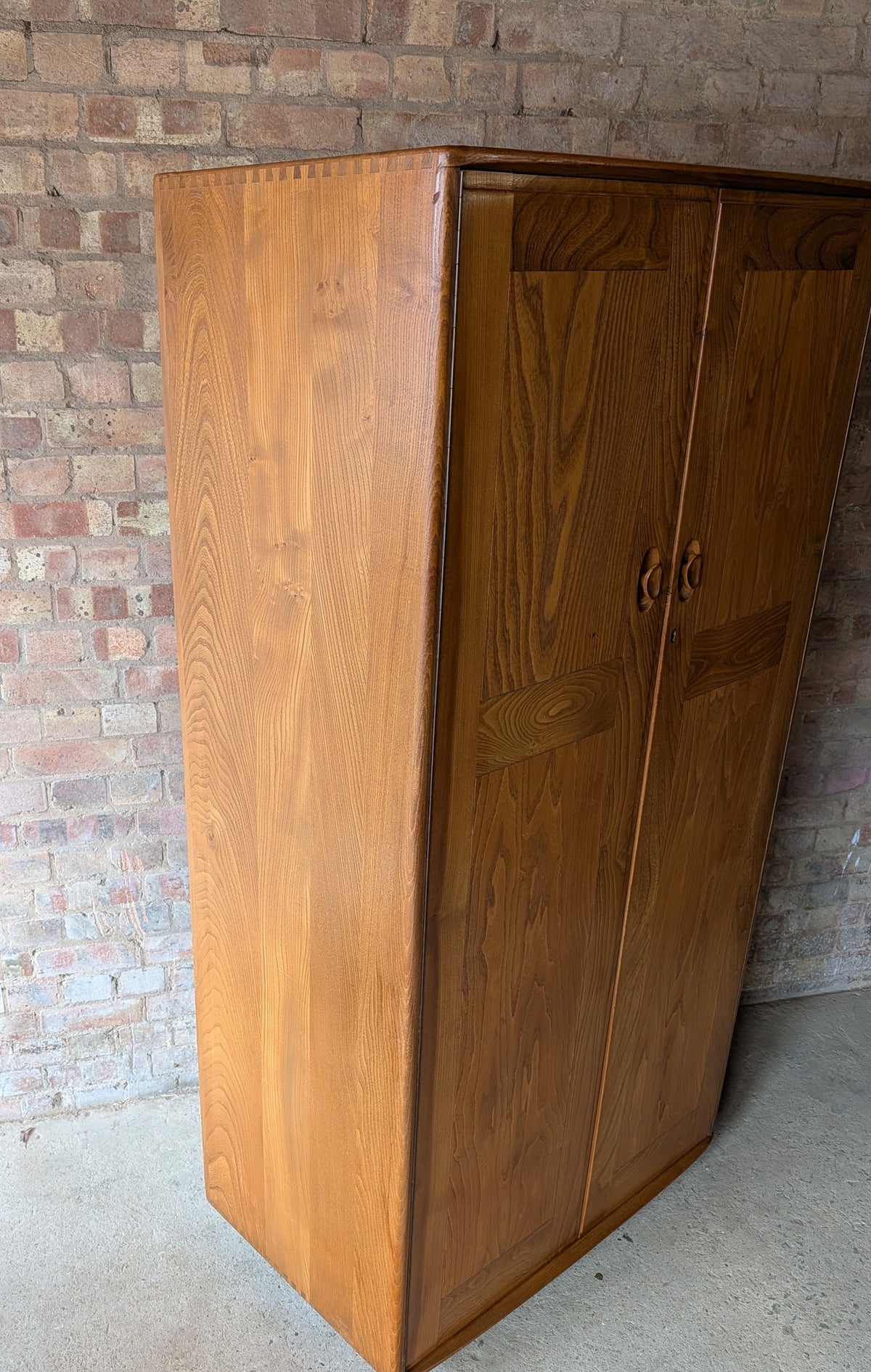 Vintage Mid Century Ercol Elm Wardrobe