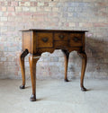Vintage Georgian Style Oak Lowboy / Queen Anne Style Hall Table