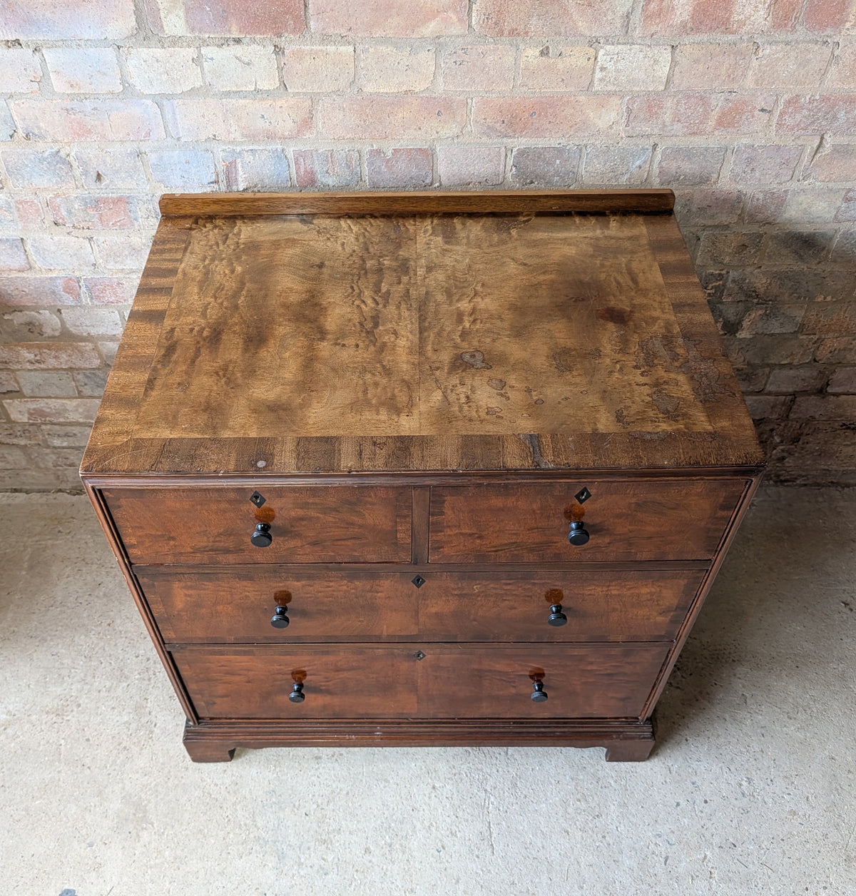 Antique Early 20th Century Mahogany Small Chest Of Drawers