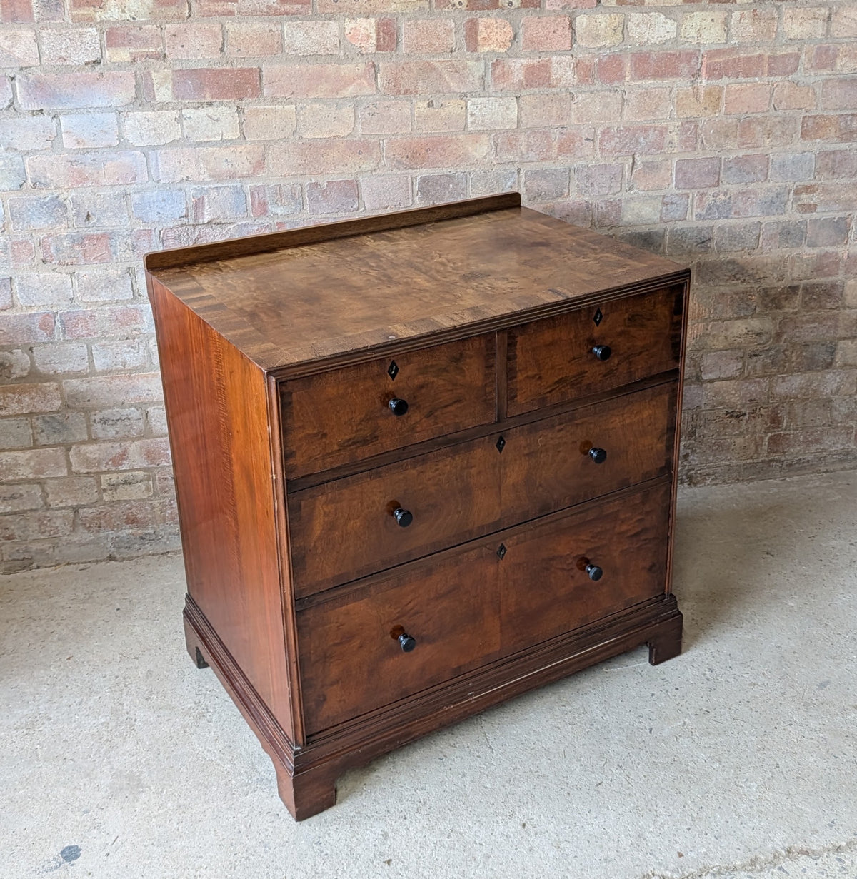 Antique Early 20th Century Mahogany Small Chest Of Drawers