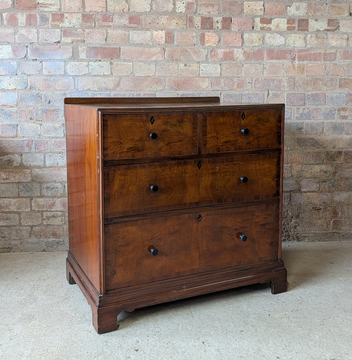 Antique Early 20th Century Mahogany Small Chest Of Drawers