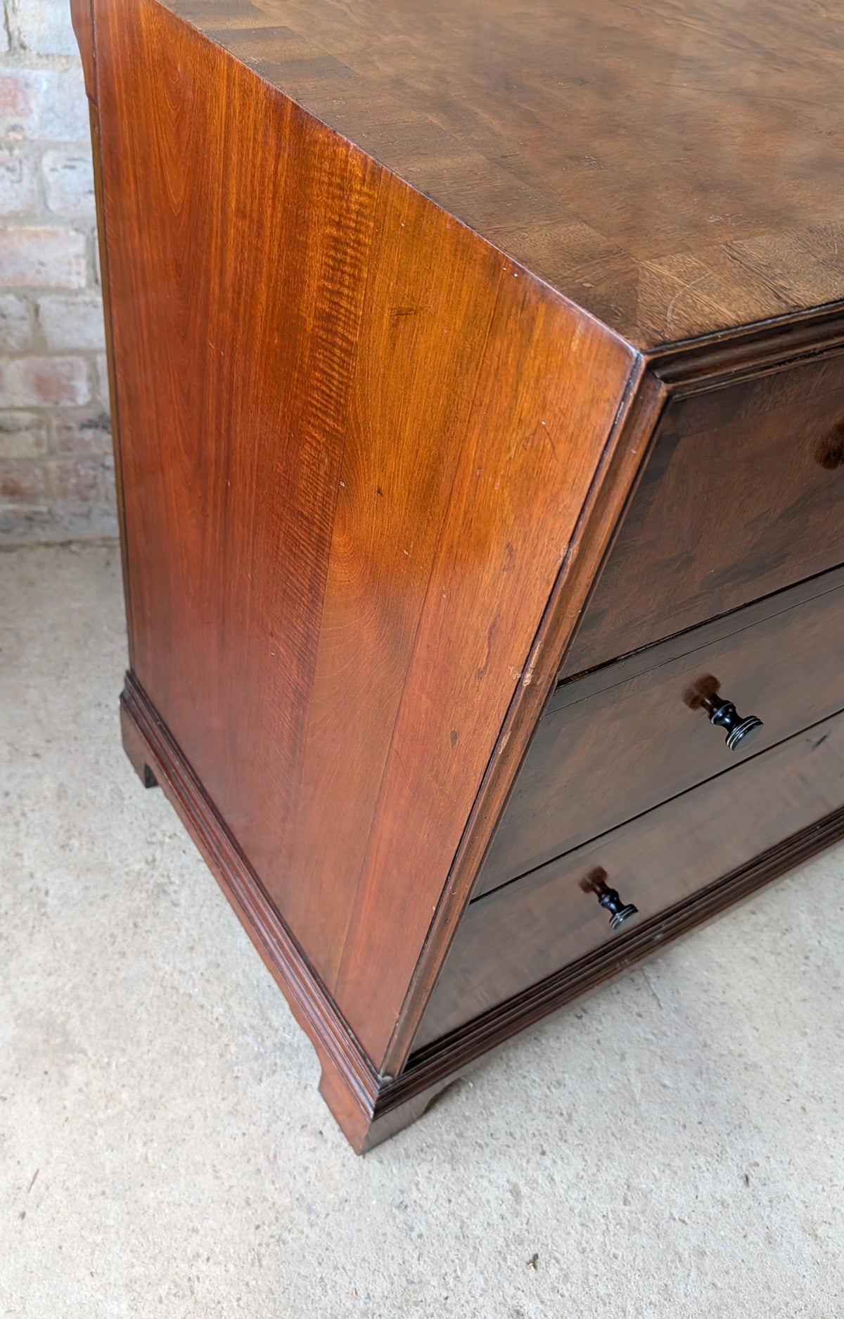 Antique Early 20th Century Mahogany Small Chest Of Drawers
