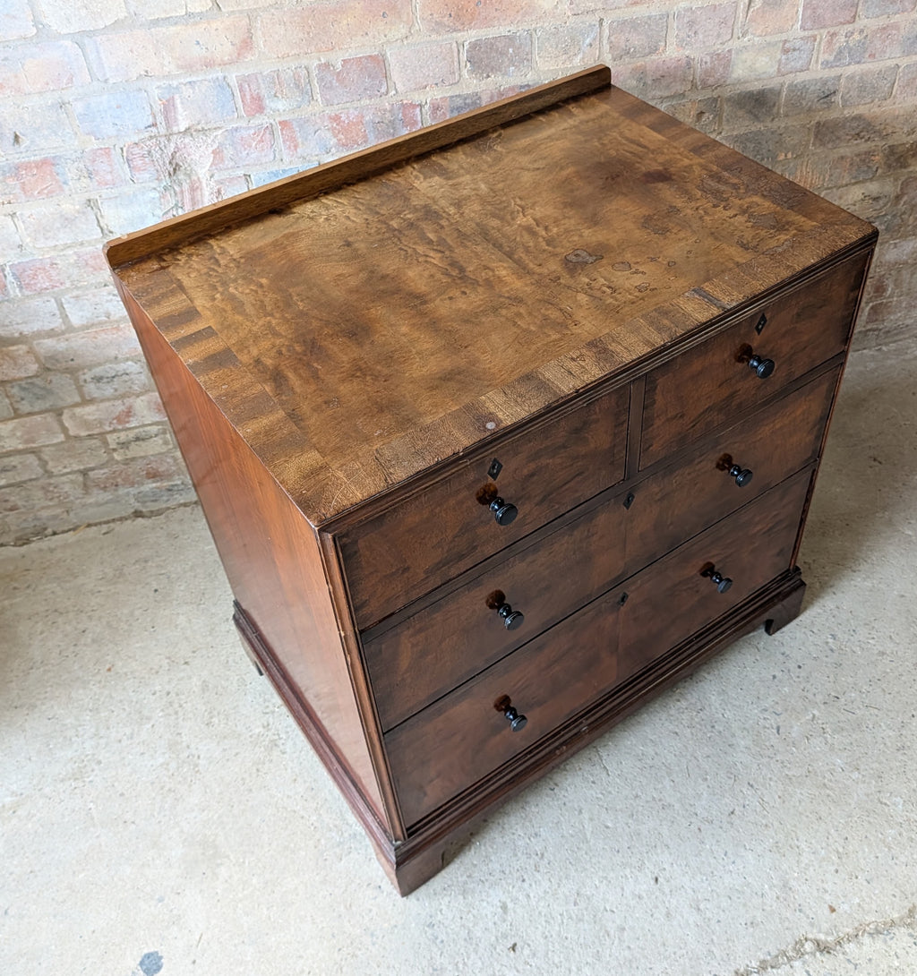 Antique Early 20th Century Mahogany Small Chest Of Drawers
