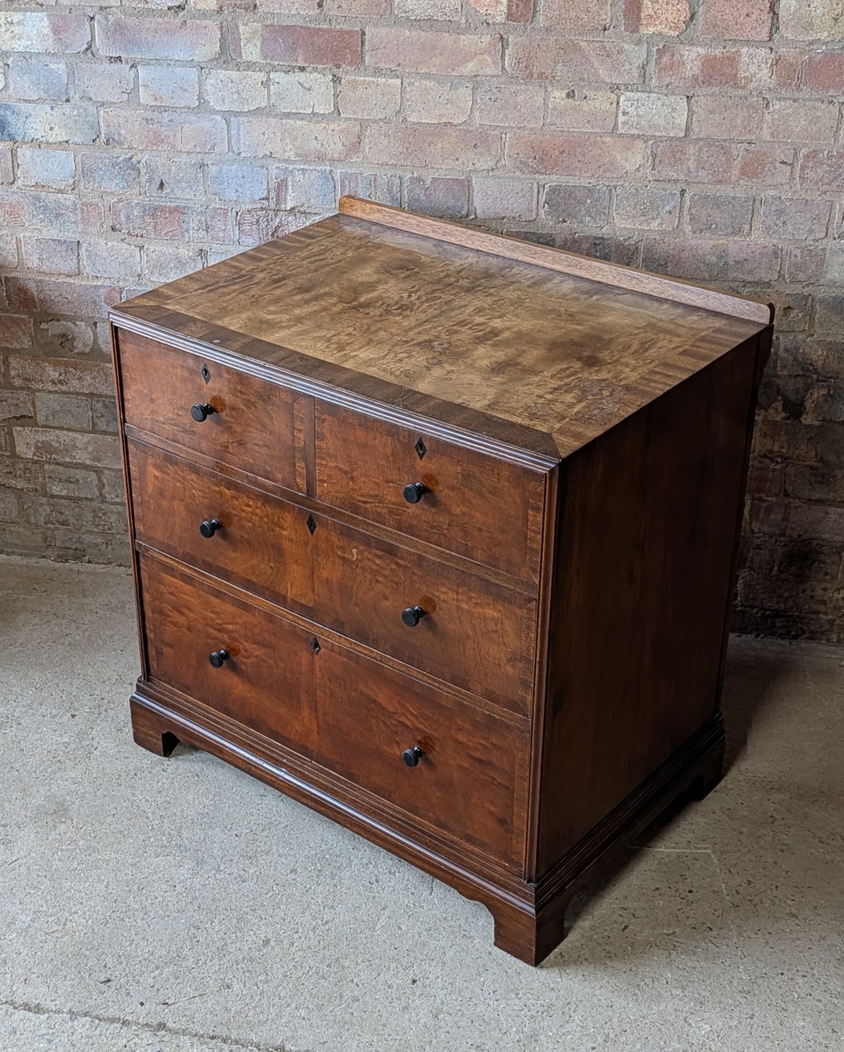 Antique Early 20th Century Mahogany Small Chest Of Drawers
