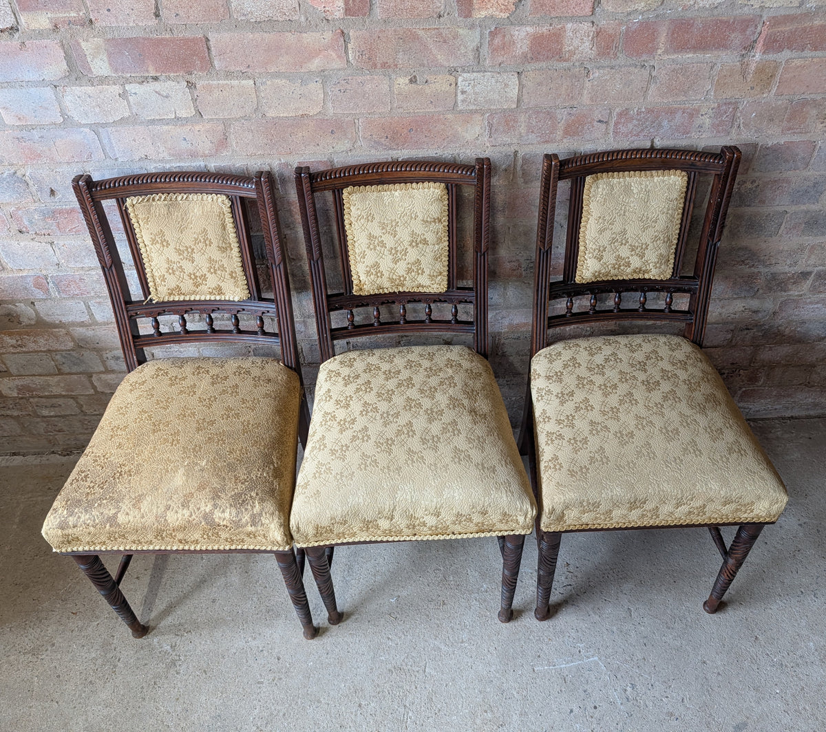 Set Of 6 Victorian Mahogany Dining Chairs Attributed To Gillows By Bruce Talbert
