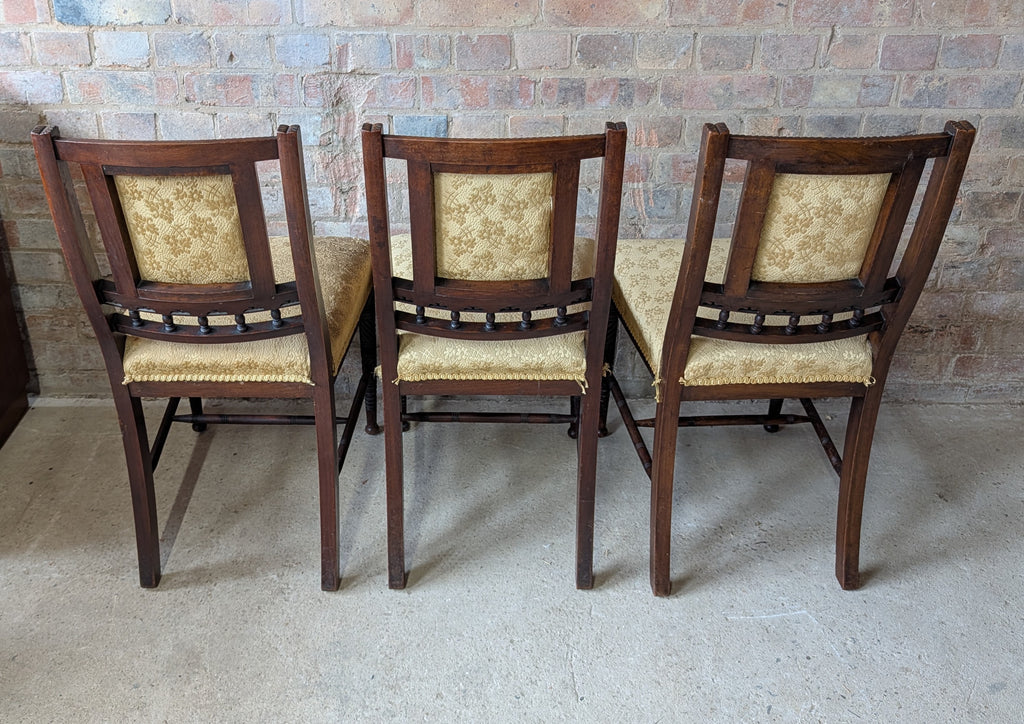 Set Of 6 Victorian Mahogany Dining Chairs Attributed To Gillows By Bruce Talbert