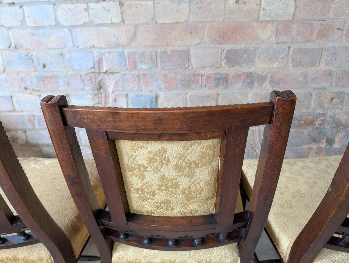 Set Of 6 Victorian Mahogany Dining Chairs Attributed To Gillows By Bruce Talbert