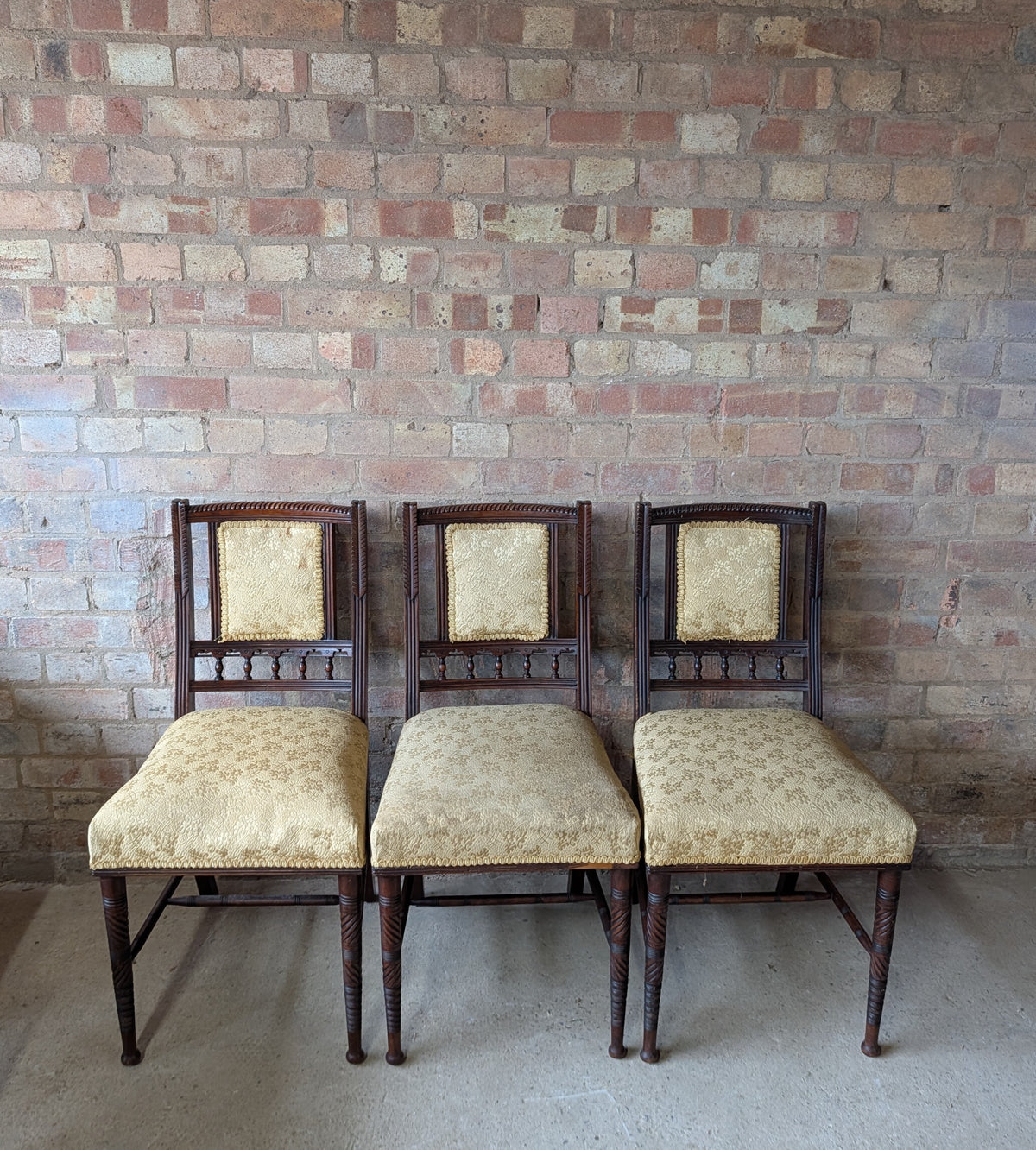 Set Of 6 Victorian Mahogany Dining Chairs Attributed To Gillows By Bruce Talbert