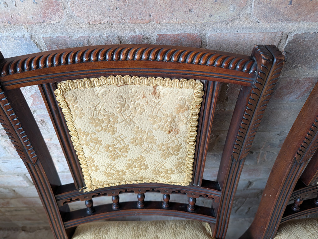 Set Of 6 Victorian Mahogany Dining Chairs Attributed To Gillows By Bruce Talbert