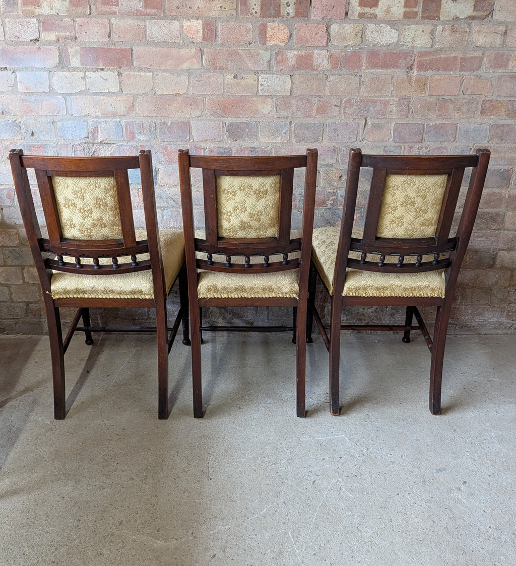 Set Of 6 Victorian Mahogany Dining Chairs Attributed To Gillows By Bruce Talbert
