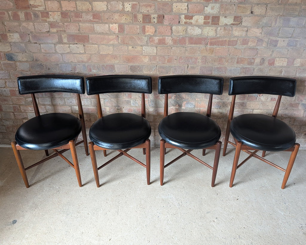 Mid Century G Plan Fresco Teak Extending Dining Table And 4 Chairs By VB Wilkins