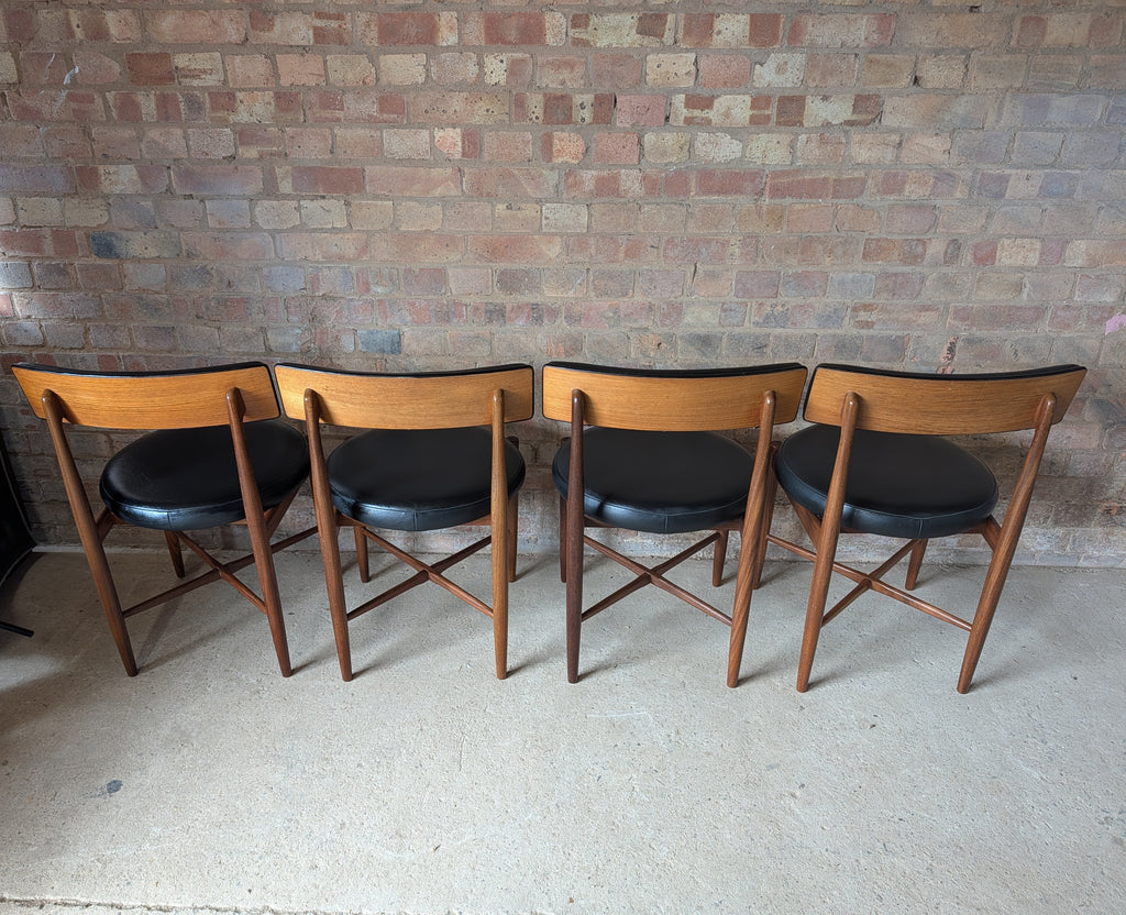 Mid Century G Plan Fresco Teak Extending Dining Table And 4 Chairs By VB Wilkins