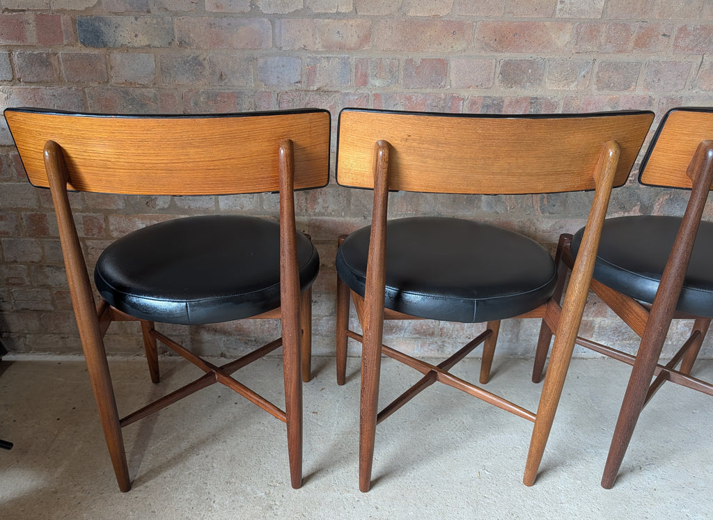 Mid Century G Plan Fresco Teak Extending Dining Table And 4 Chairs By VB Wilkins