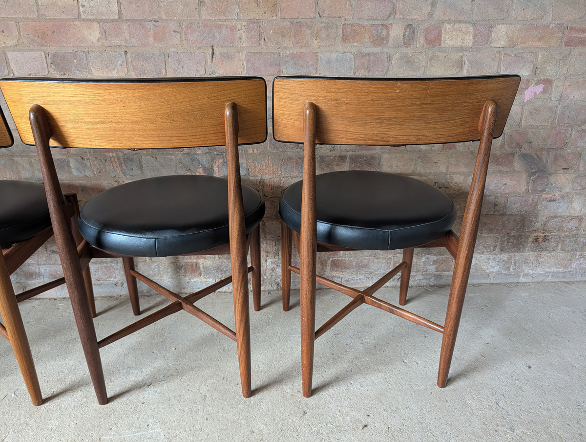 Mid Century G Plan Fresco Teak Extending Dining Table And 4 Chairs By VB Wilkins