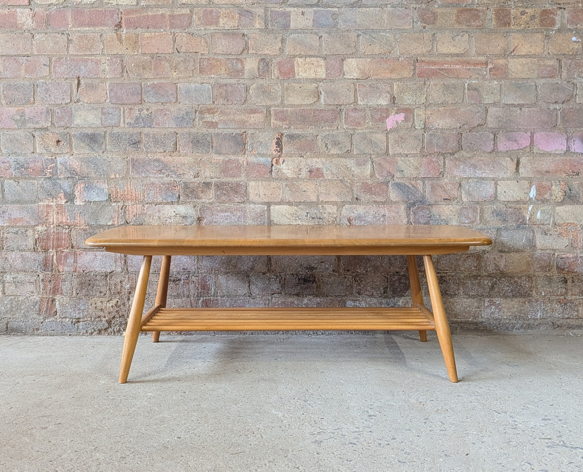 Vintage Ercol 459 Blonde Elm & Beech Coffee Table - Mid Century 1960s