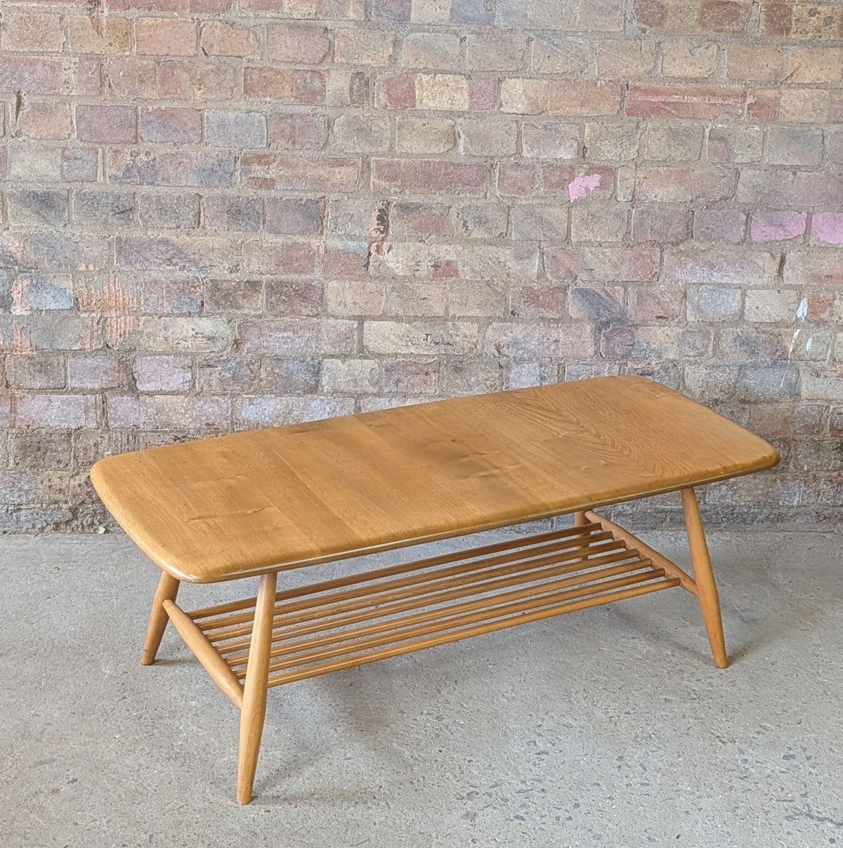 Vintage Ercol 459 Blonde Elm & Beech Coffee Table - Mid Century 1960s