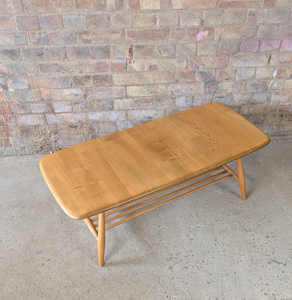 Vintage Ercol 459 Blonde Elm & Beech Coffee Table - Mid Century 1960s