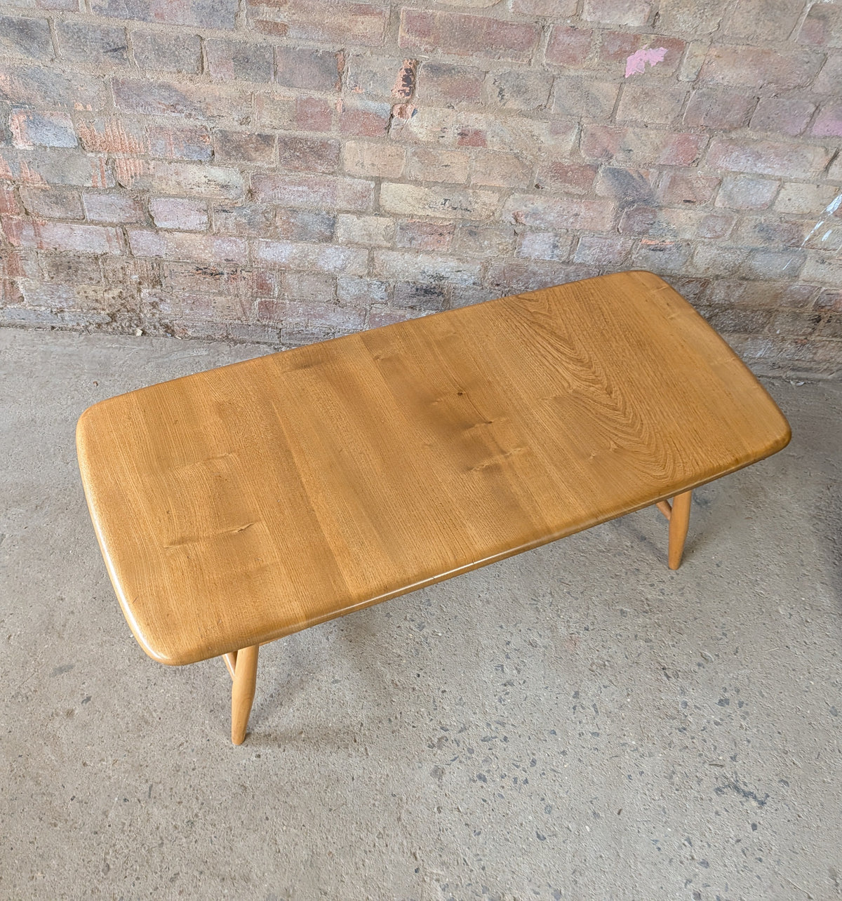 Vintage Ercol 459 Blonde Elm & Beech Coffee Table - Mid Century 1960s