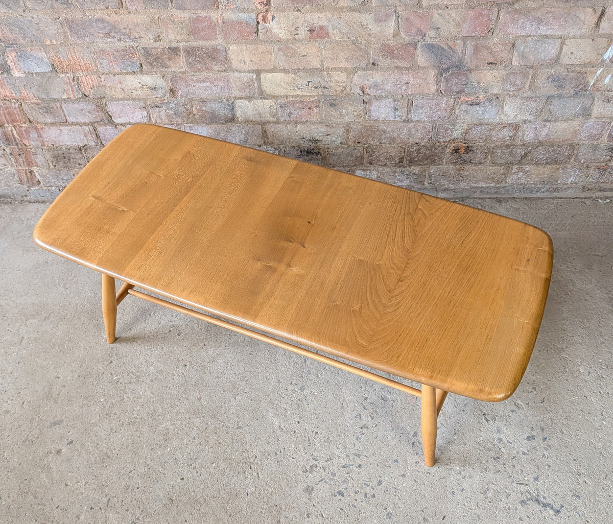 Vintage Ercol 459 Blonde Elm & Beech Coffee Table - Mid Century 1960s