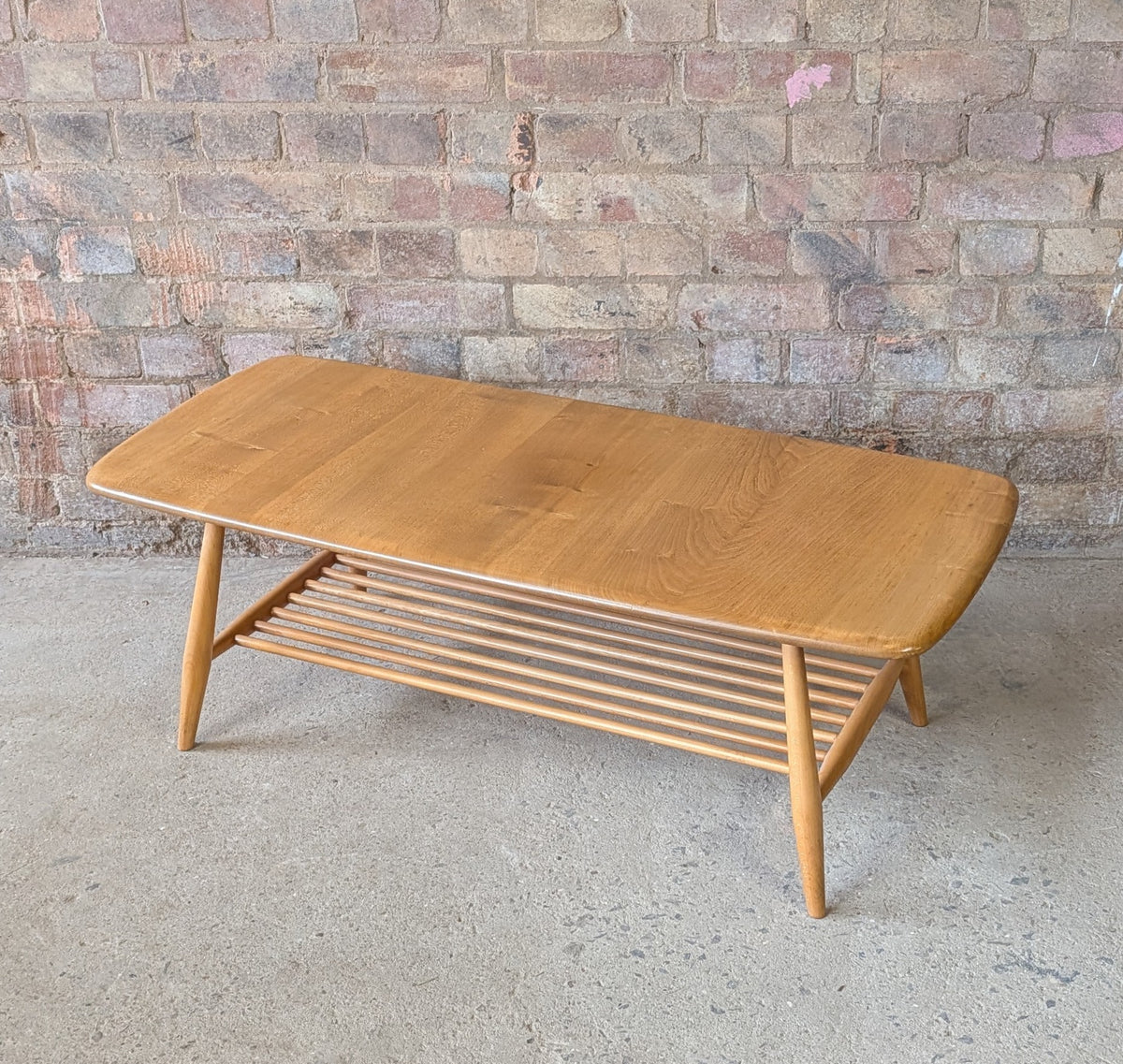 Vintage Ercol 459 Blonde Elm & Beech Coffee Table - Mid Century 1960s