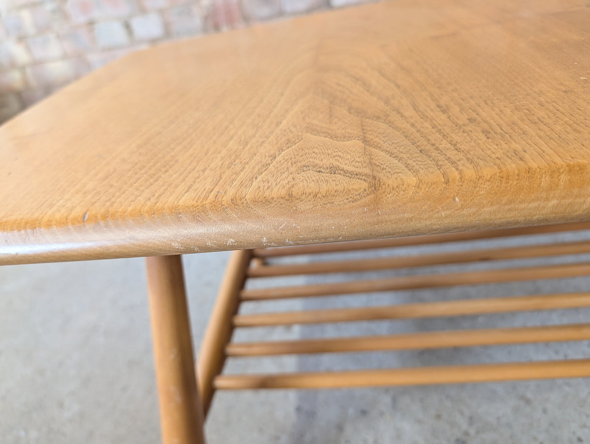 Vintage Ercol 459 Blonde Elm & Beech Coffee Table - Mid Century 1960s