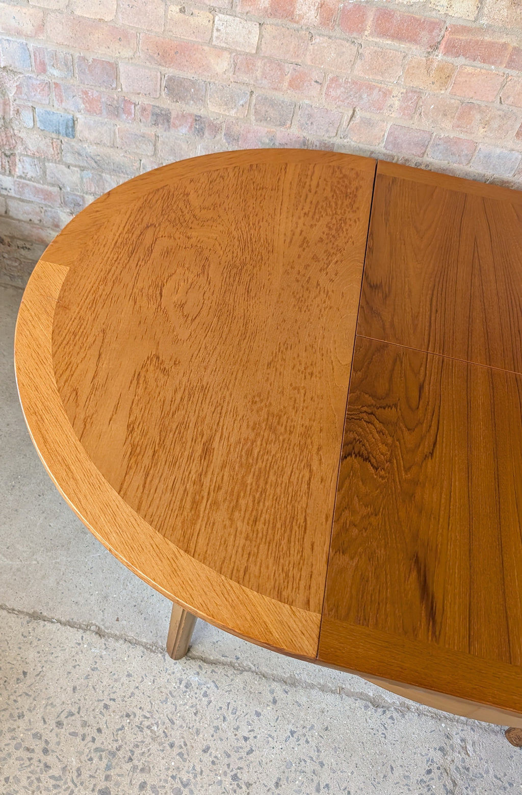 Mid Century Nathan Teak Space Saving Dining Table And 4 Chairs