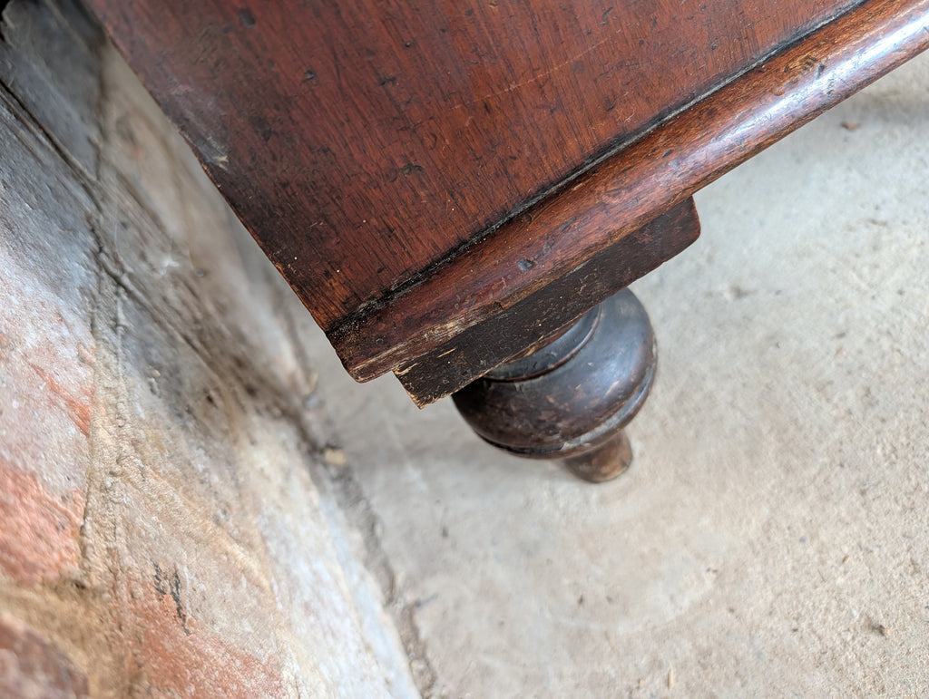 Antique Edwardian Walnut Mirror Back Sideboard / Large Bank Of Drawers C.1900