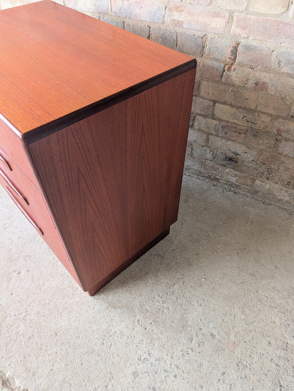 Mid Century G Plan Fresco Teak Chest Of Drawers Vintage 4 Drawer Chest 1960s