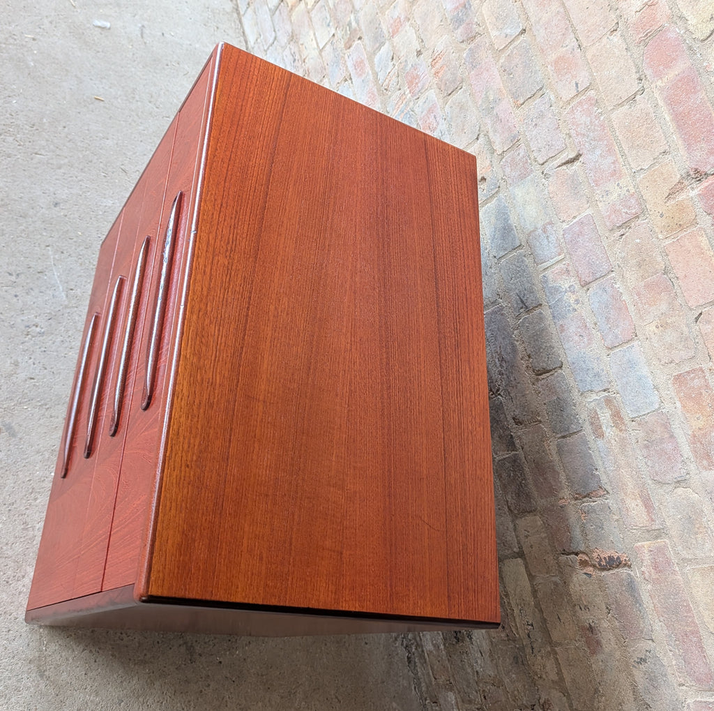 Mid Century G Plan Fresco Teak Chest Of Drawers Vintage 4 Drawer Chest 1960s