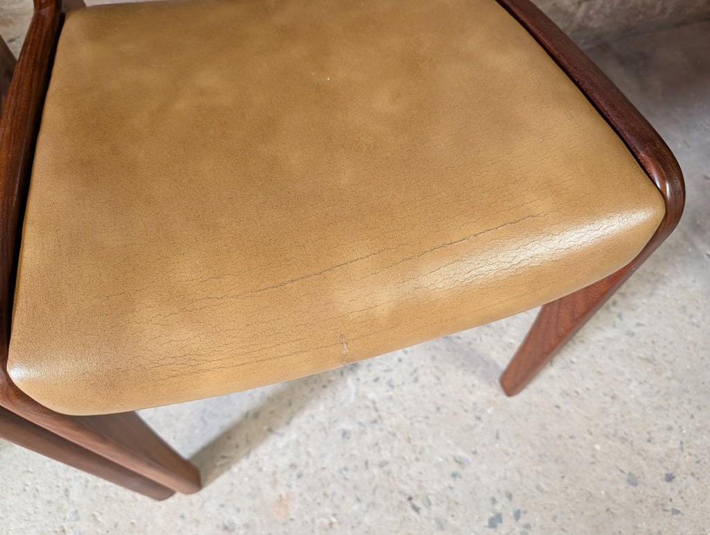 Set Of 6 Teak Vintage Mid Century G Plan Fresco Dining Chairs 1970s