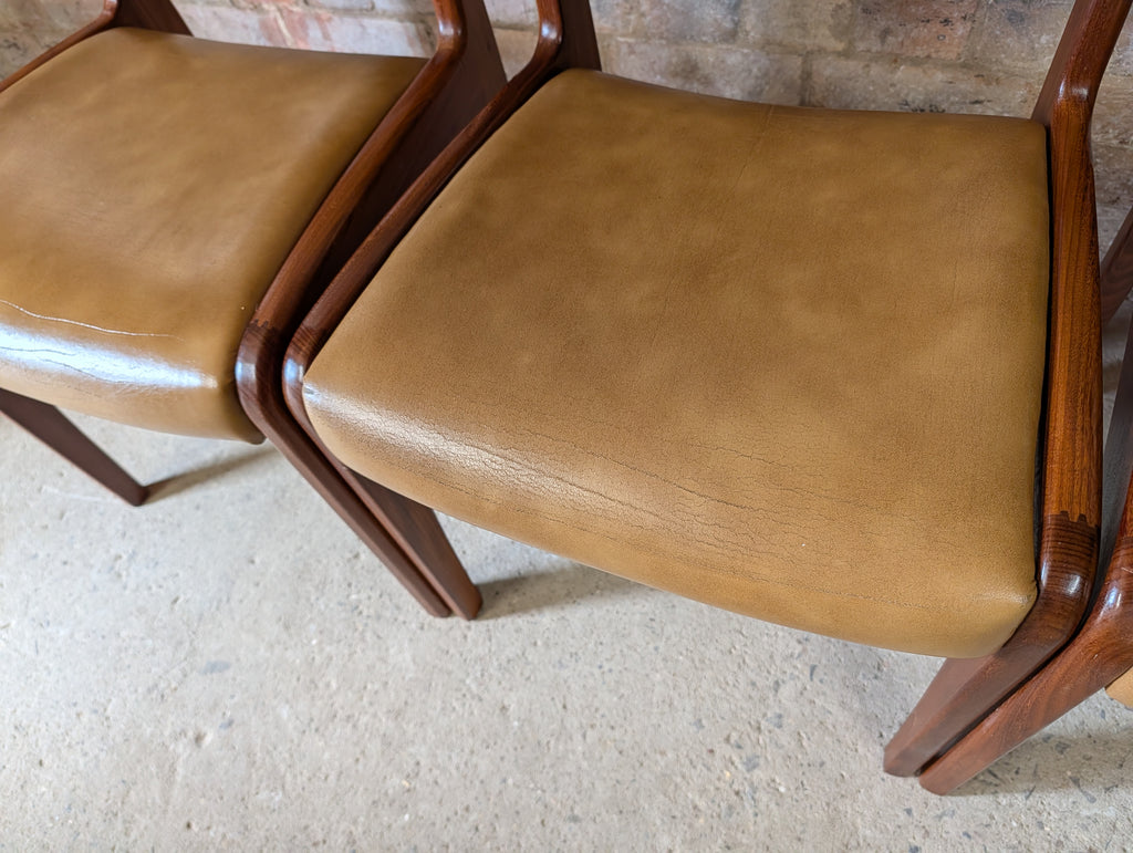Set Of 6 Teak Vintage Mid Century G Plan Fresco Dining Chairs 1970s