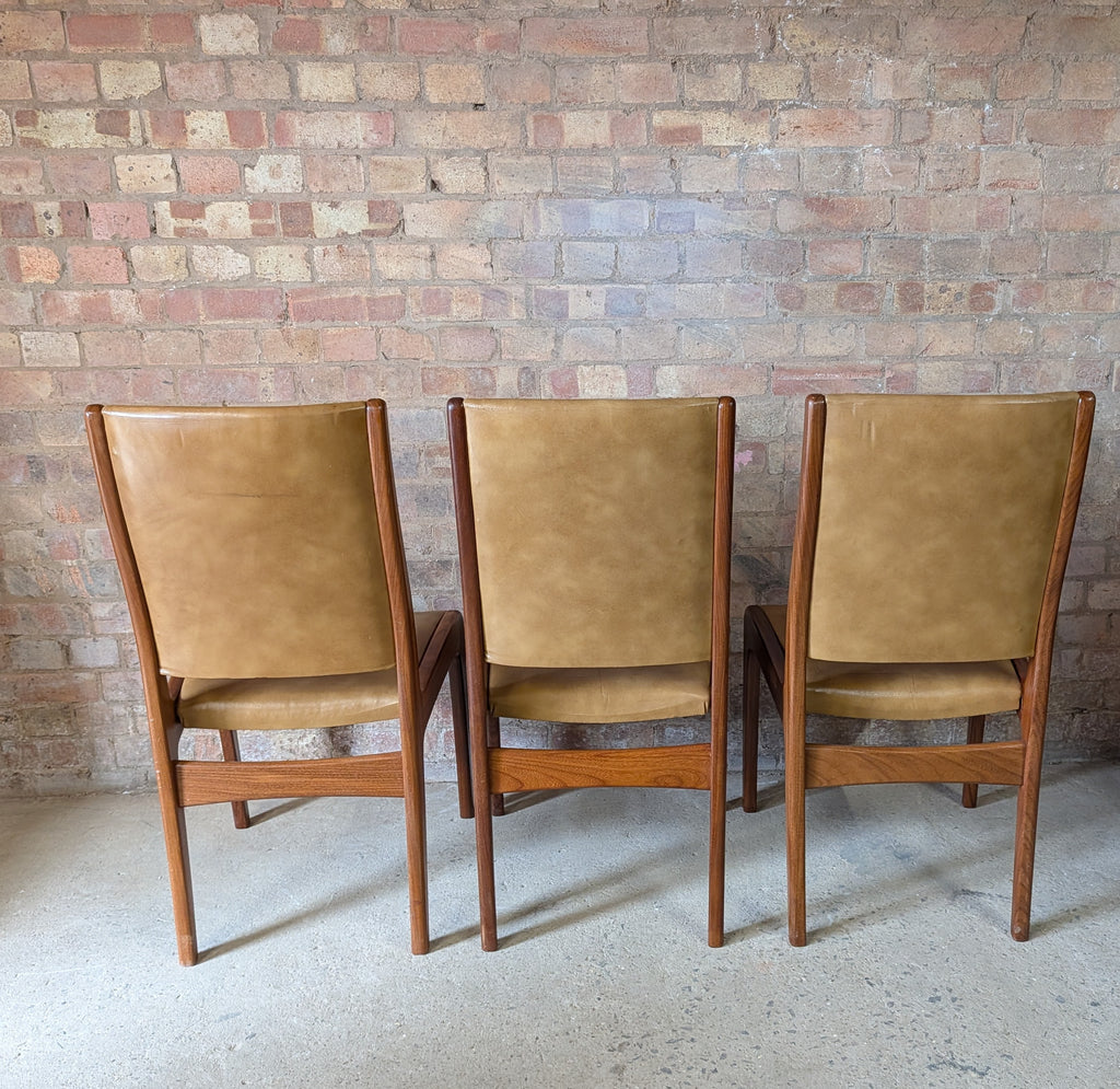Set Of 6 Teak Vintage Mid Century G Plan Fresco Dining Chairs 1970s