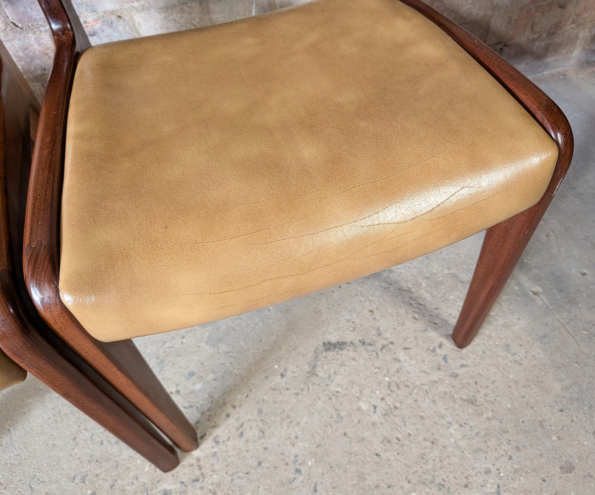 Set Of 6 Teak Vintage Mid Century G Plan Fresco Dining Chairs 1970s