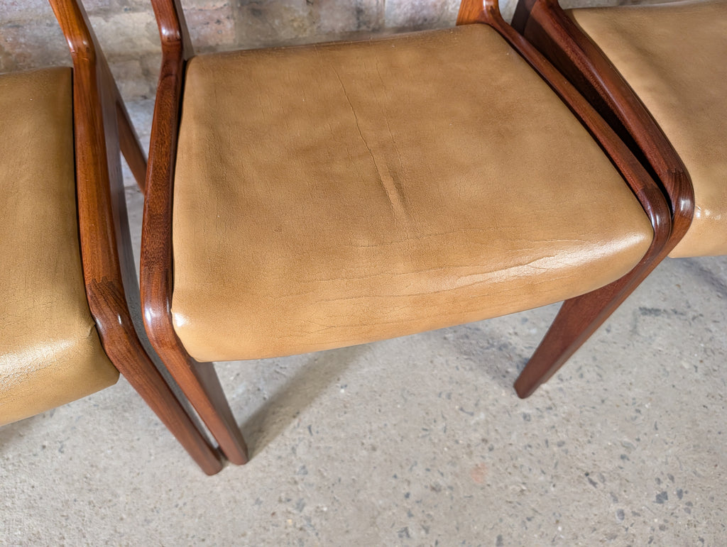 Set Of 6 Teak Vintage Mid Century G Plan Fresco Dining Chairs 1970s