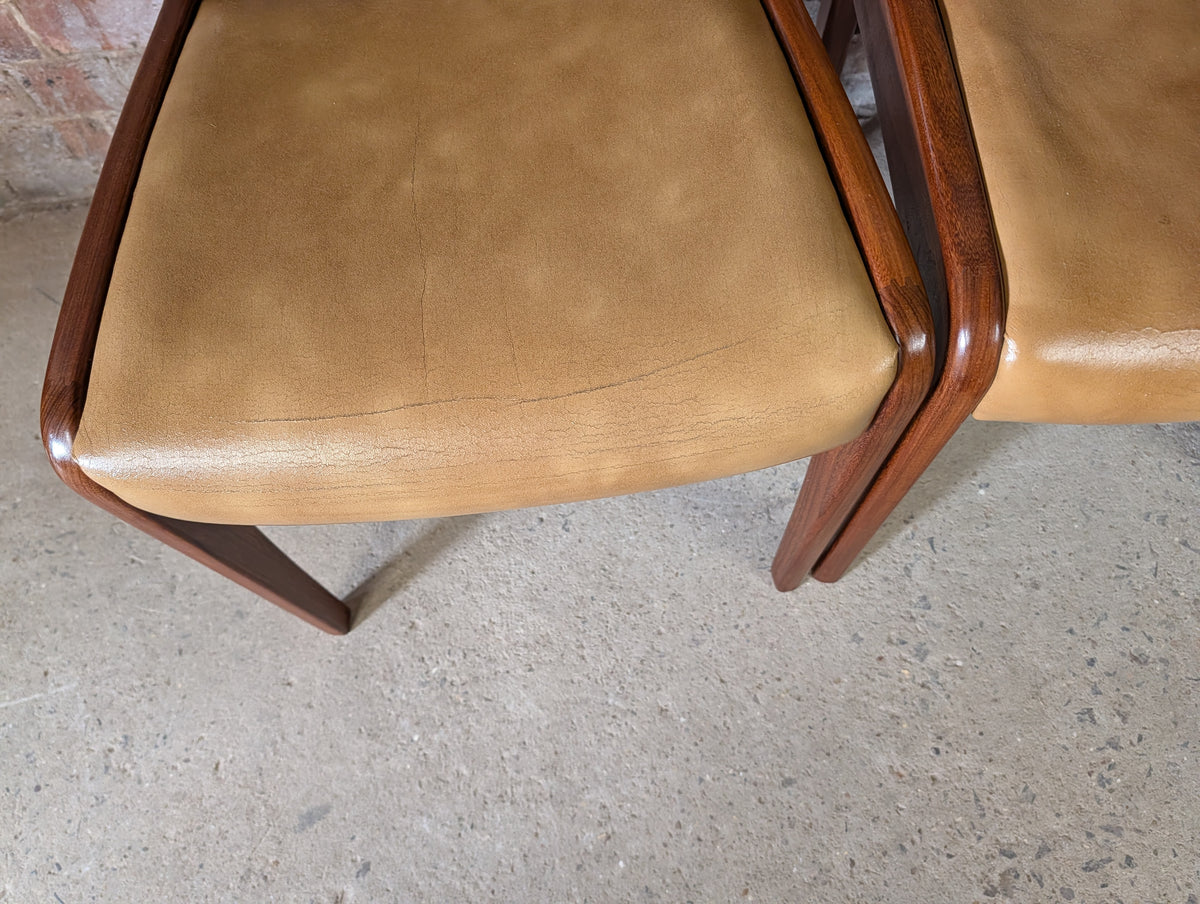 Set Of 6 Teak Vintage Mid Century G Plan Fresco Dining Chairs 1970s