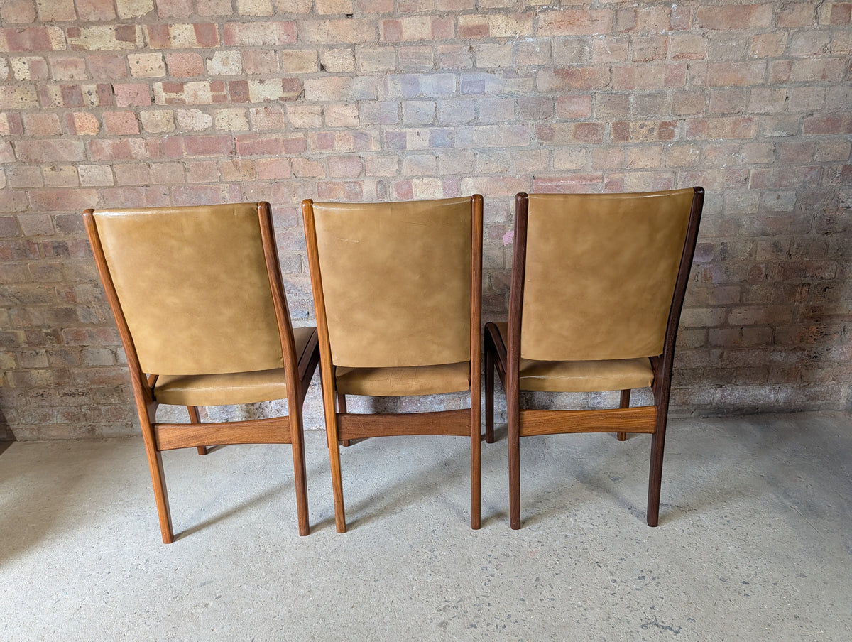 Set Of 6 Teak Vintage Mid Century G Plan Fresco Dining Chairs 1970s