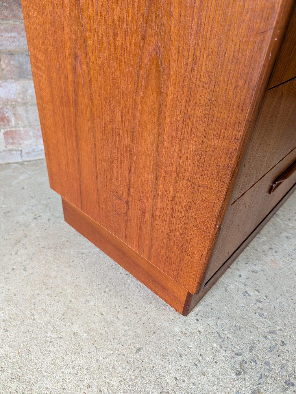 Mid Century G Plan Fresco Teak Chest Of Drawers Vintage 4 Drawer Chest 1960s