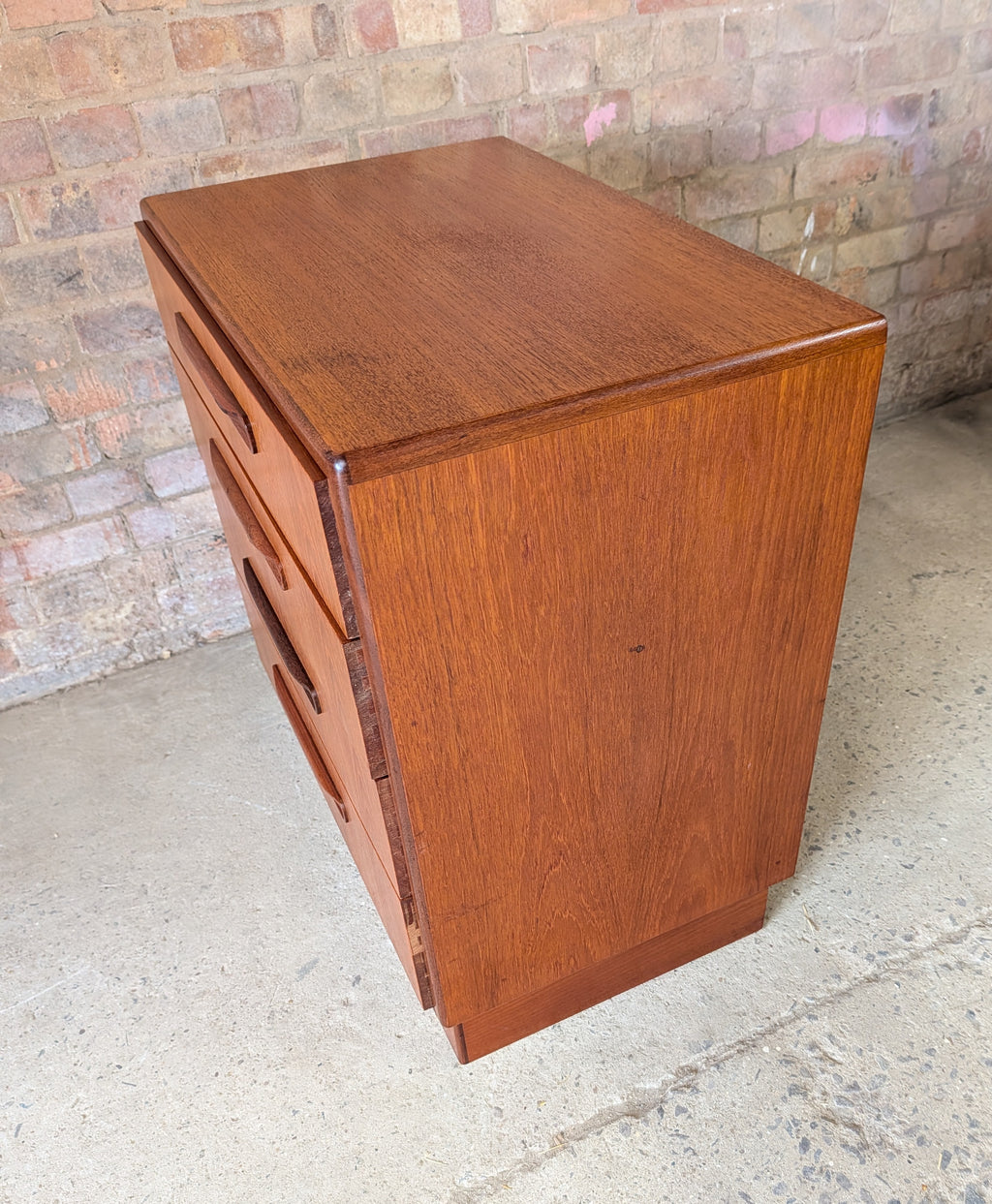 Mid Century G Plan Fresco Teak Chest Of Drawers Vintage 4 Drawer Chest 1960s