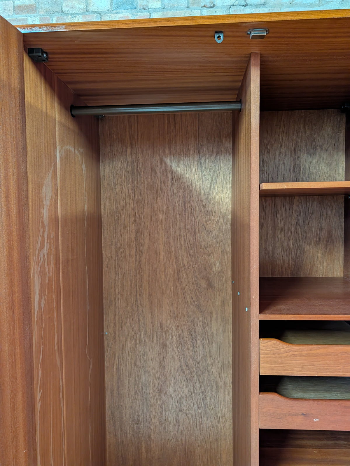 Mid Century G Plan Fresco Teak Wardrobe