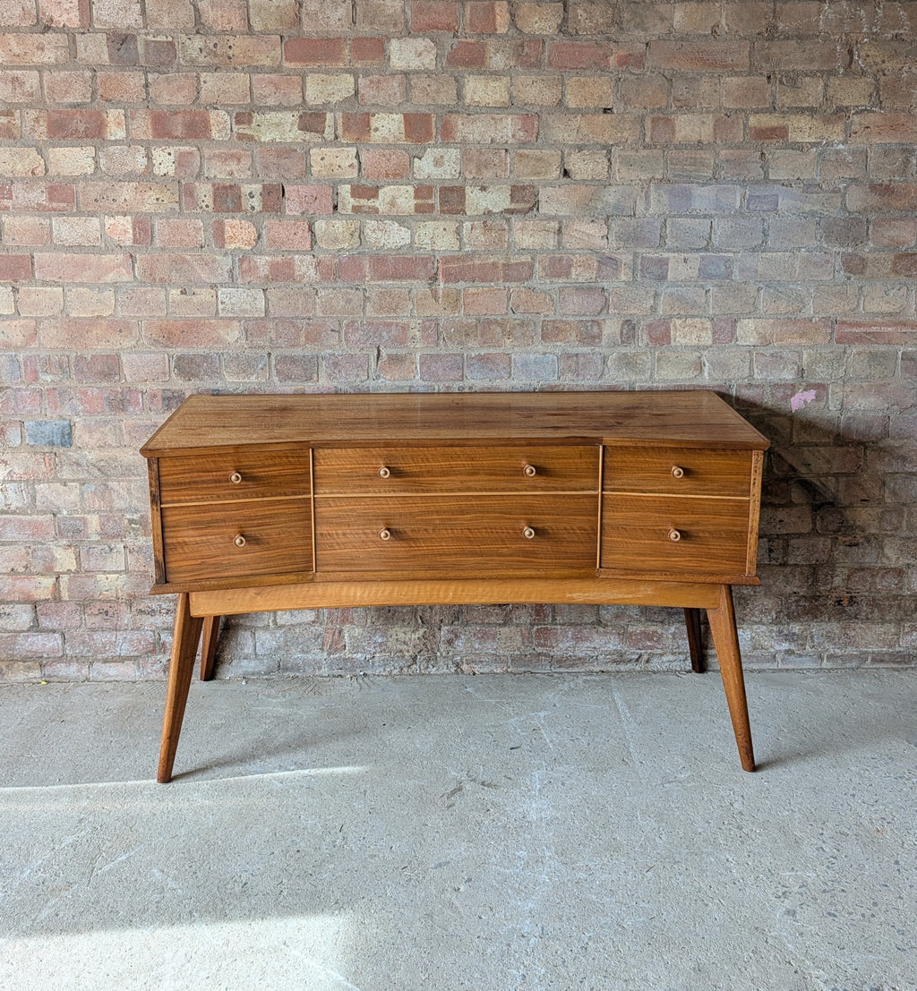 Mid Century Alfred Cox Walnut Sideboard/ Dressing Table 1960s
