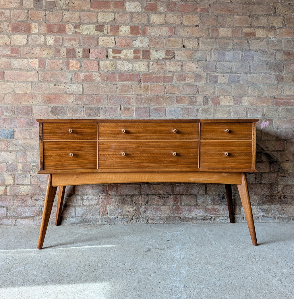 Mid Century Alfred Cox Walnut Sideboard/ Dressing Table 1960s