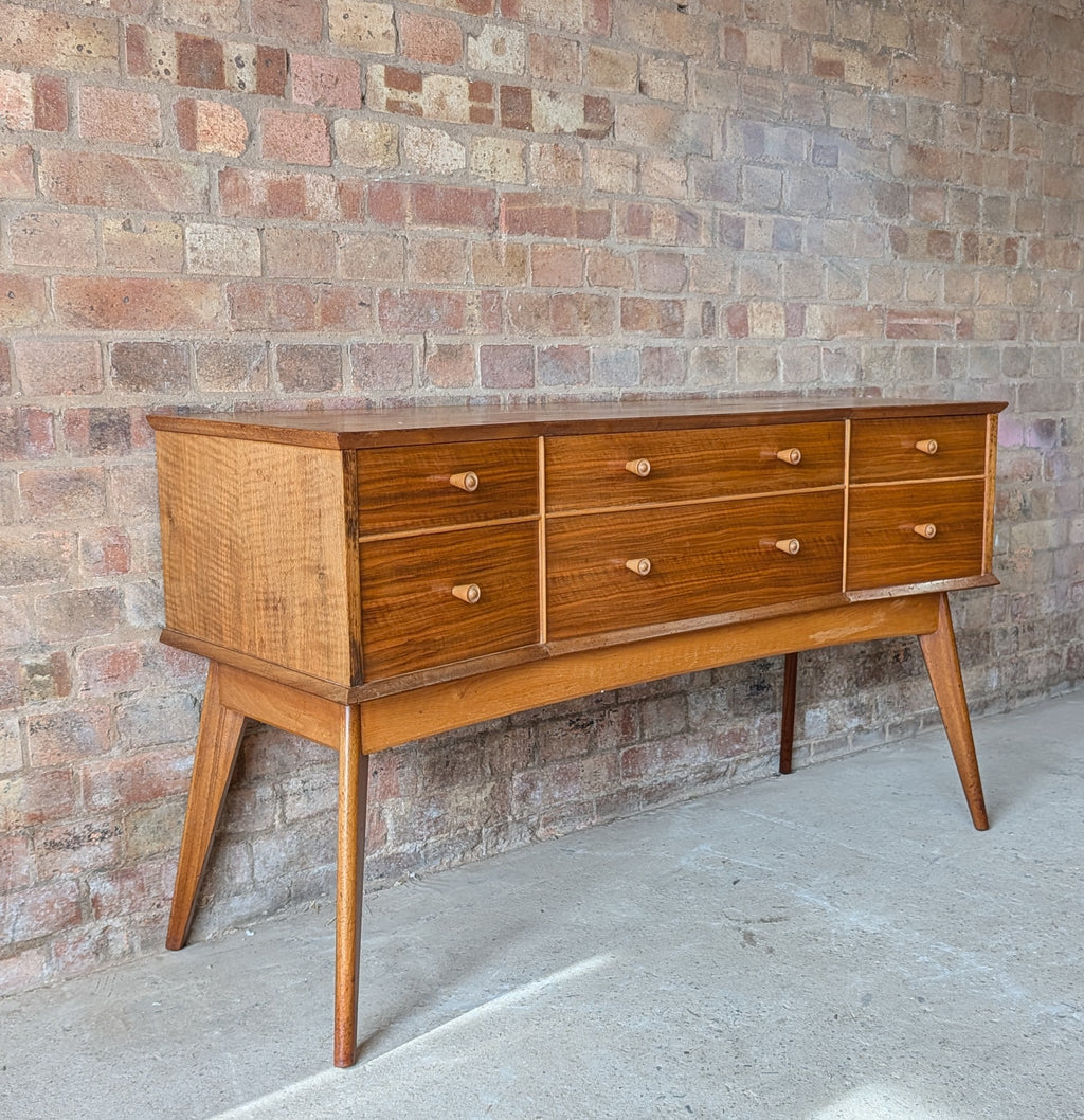 Mid Century Alfred Cox Walnut Sideboard/ Dressing Table 1960s
