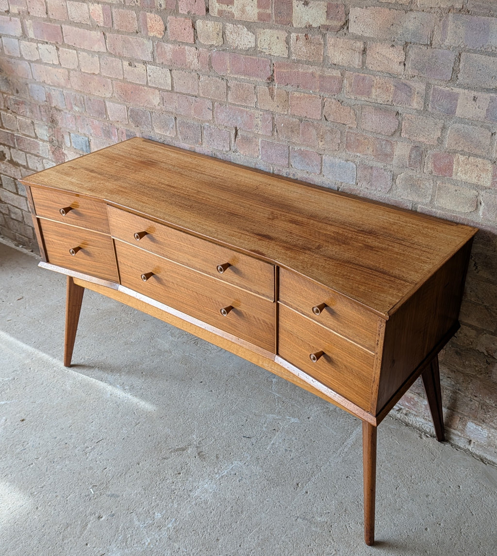 Mid Century Alfred Cox Walnut Sideboard/ Dressing Table 1960s