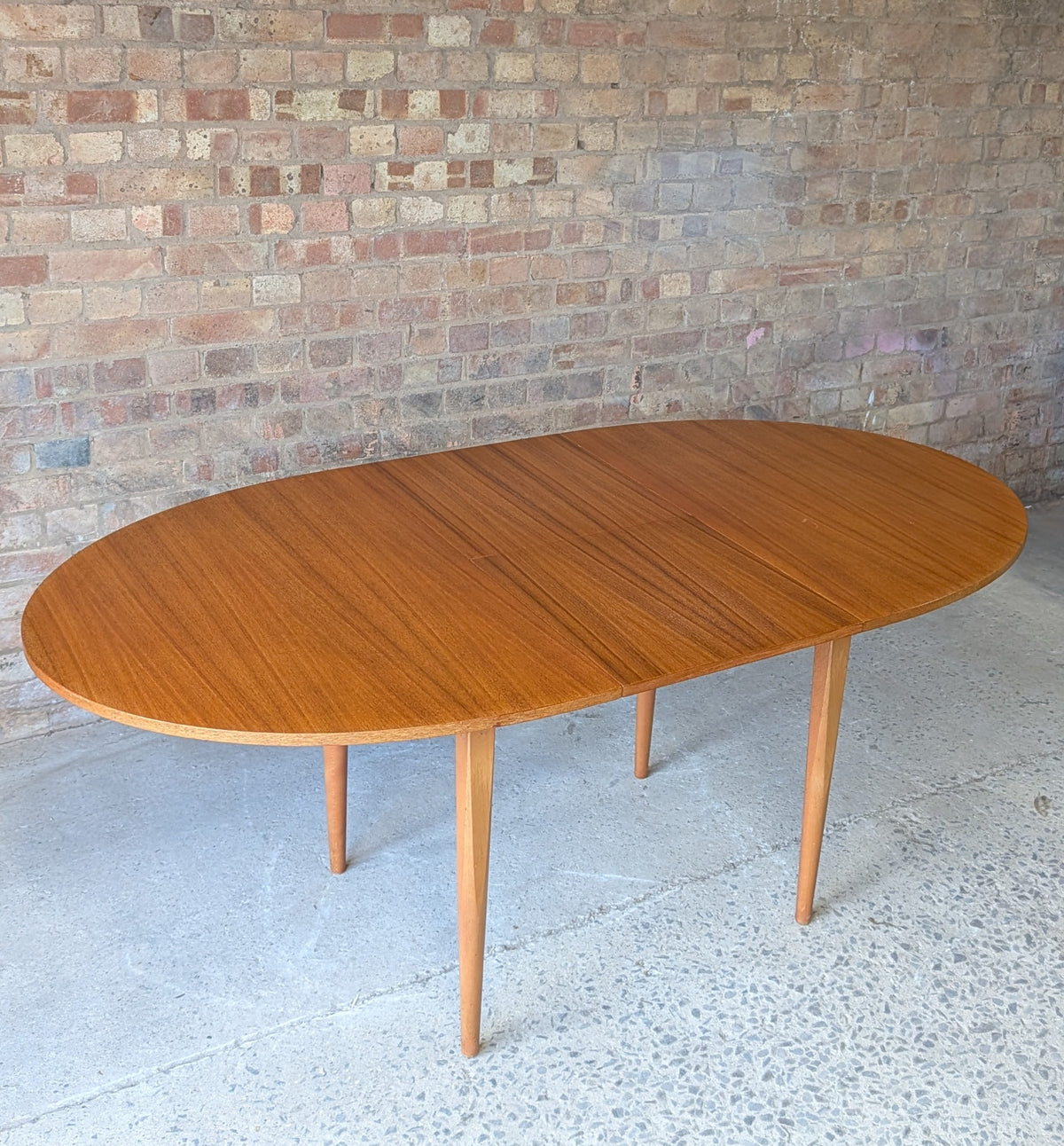 Mid Century Elliots Of Newbury Teak Extending Dining Table And 4 Chairs
