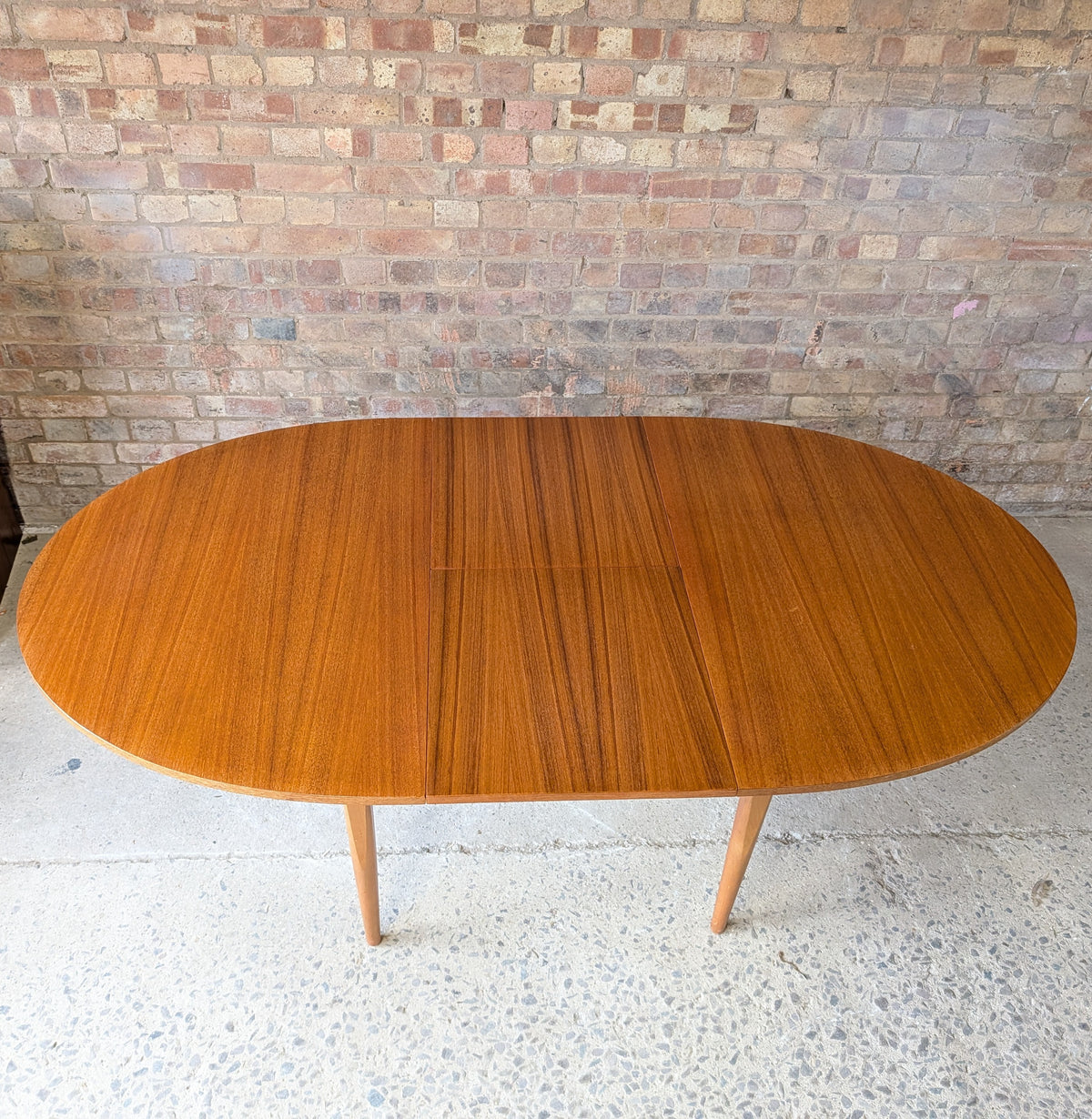 Mid Century Elliots Of Newbury Teak Extending Dining Table And 4 Chairs
