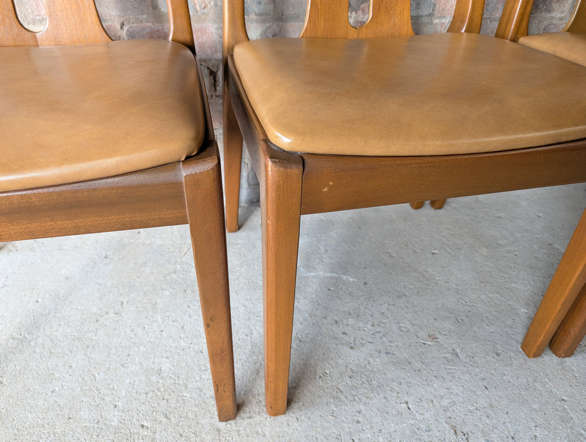 Mid Century Nathan Teak Extending Dining Table And 6 Chairs 1970s