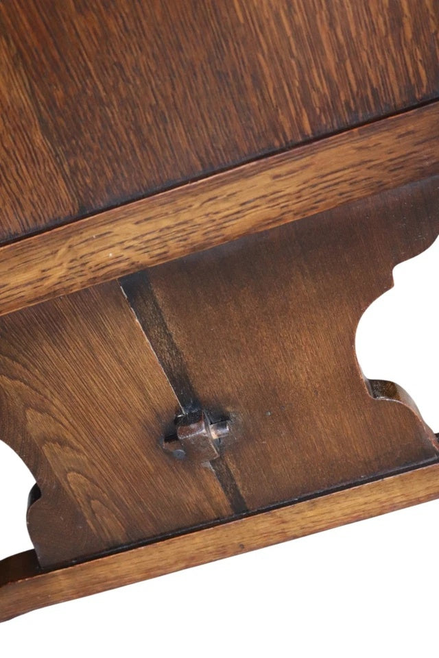 Vintage Old Charm Style Oak Small Court Cupboard / Compact Sideboard