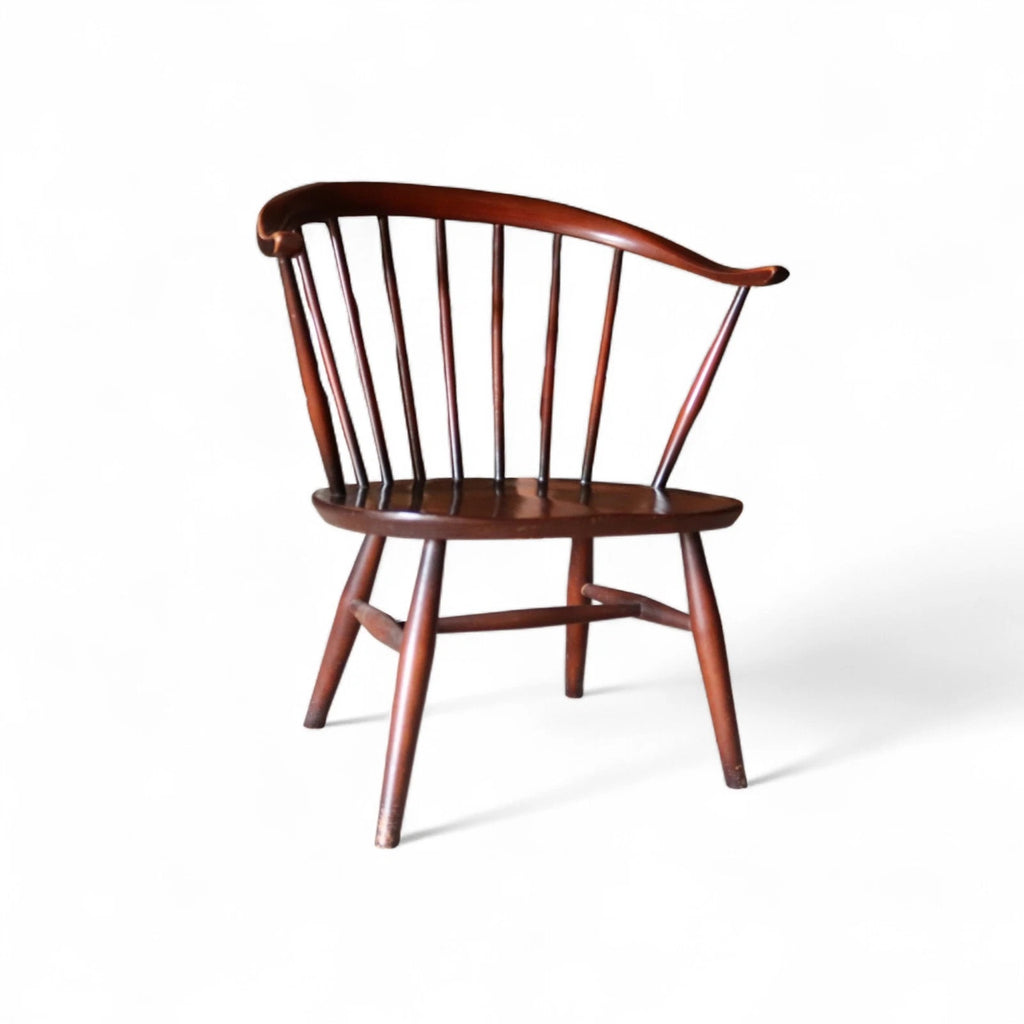 Vintage Ercol 541 Cowhorn Fireside Armchair Low Lounge Chair 1960s