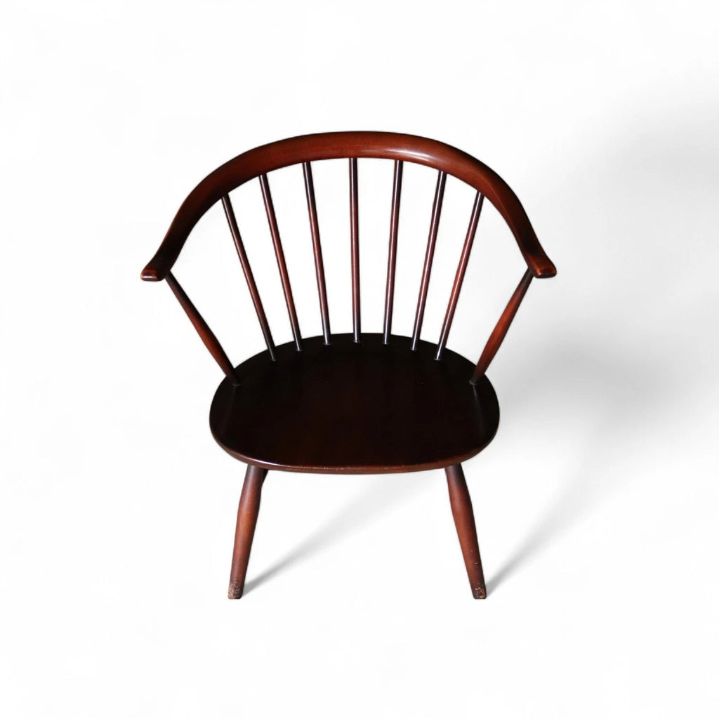 Vintage Ercol 541 Cowhorn Fireside Armchair Low Lounge Chair 1960s
